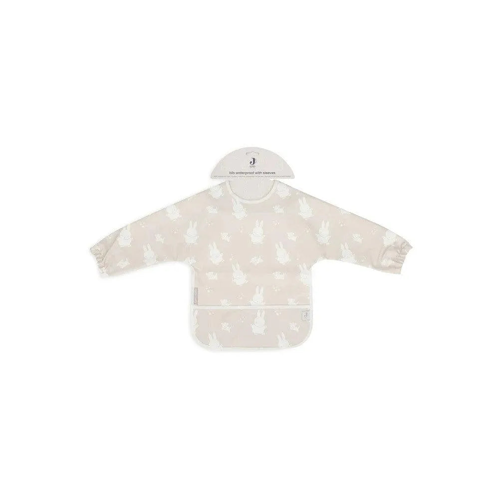 Jollein Lätzchen Wasserdicht mit Ärmeln Miffy Snuffy Nougat