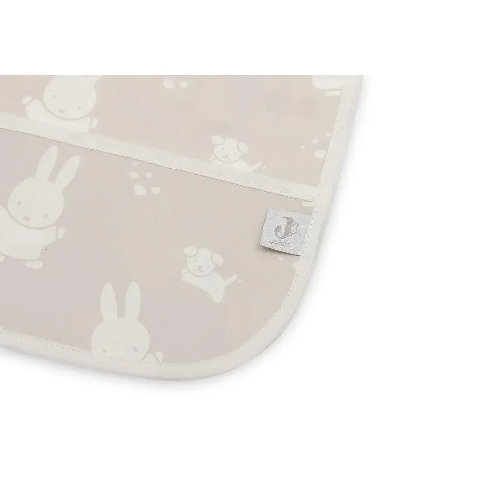 JOLLEIN Lätzchen Wasserdicht mit Ärmeln Miffy Snuffy Nougat