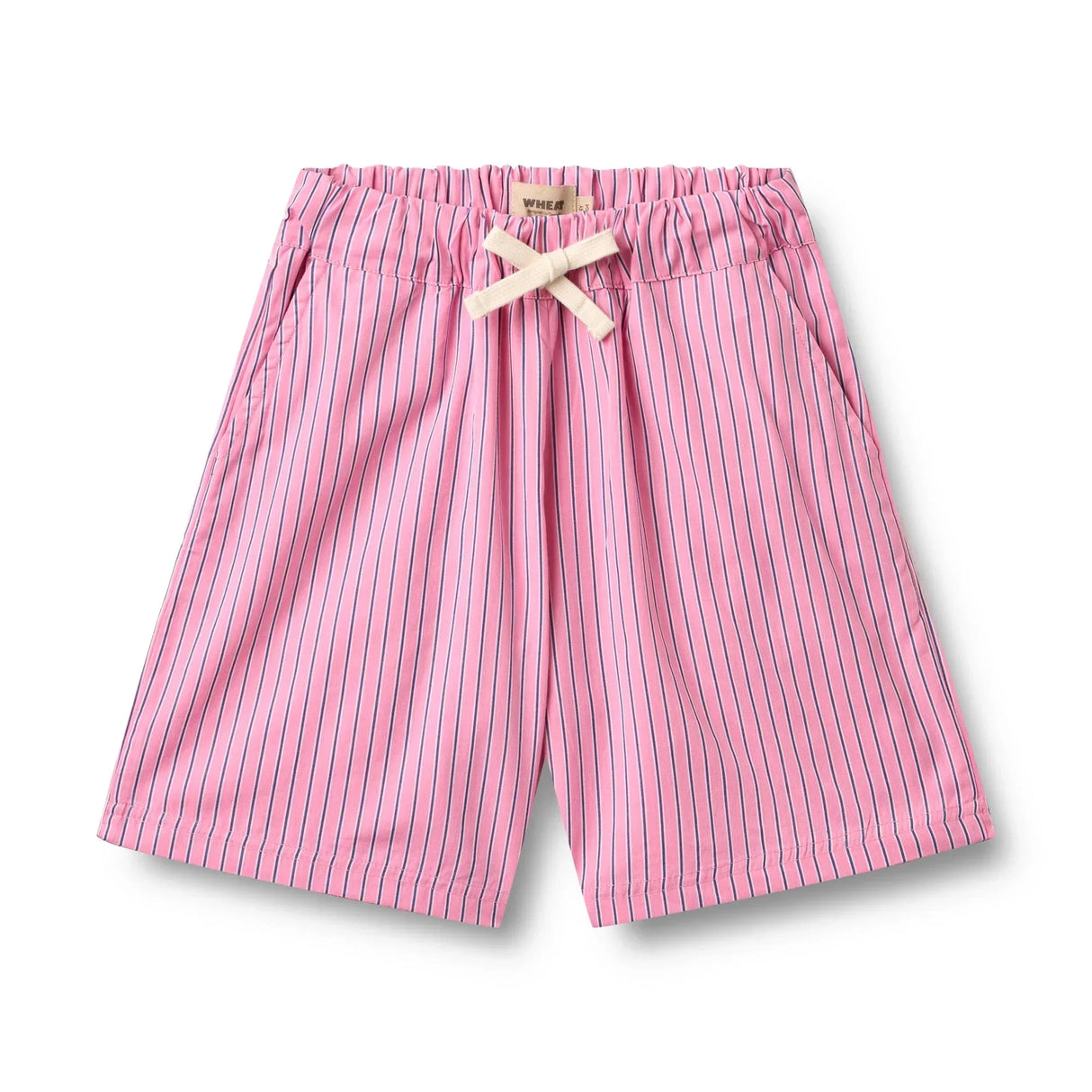 WHEAT Kinder-Shorts Coral "Pink stripe"
