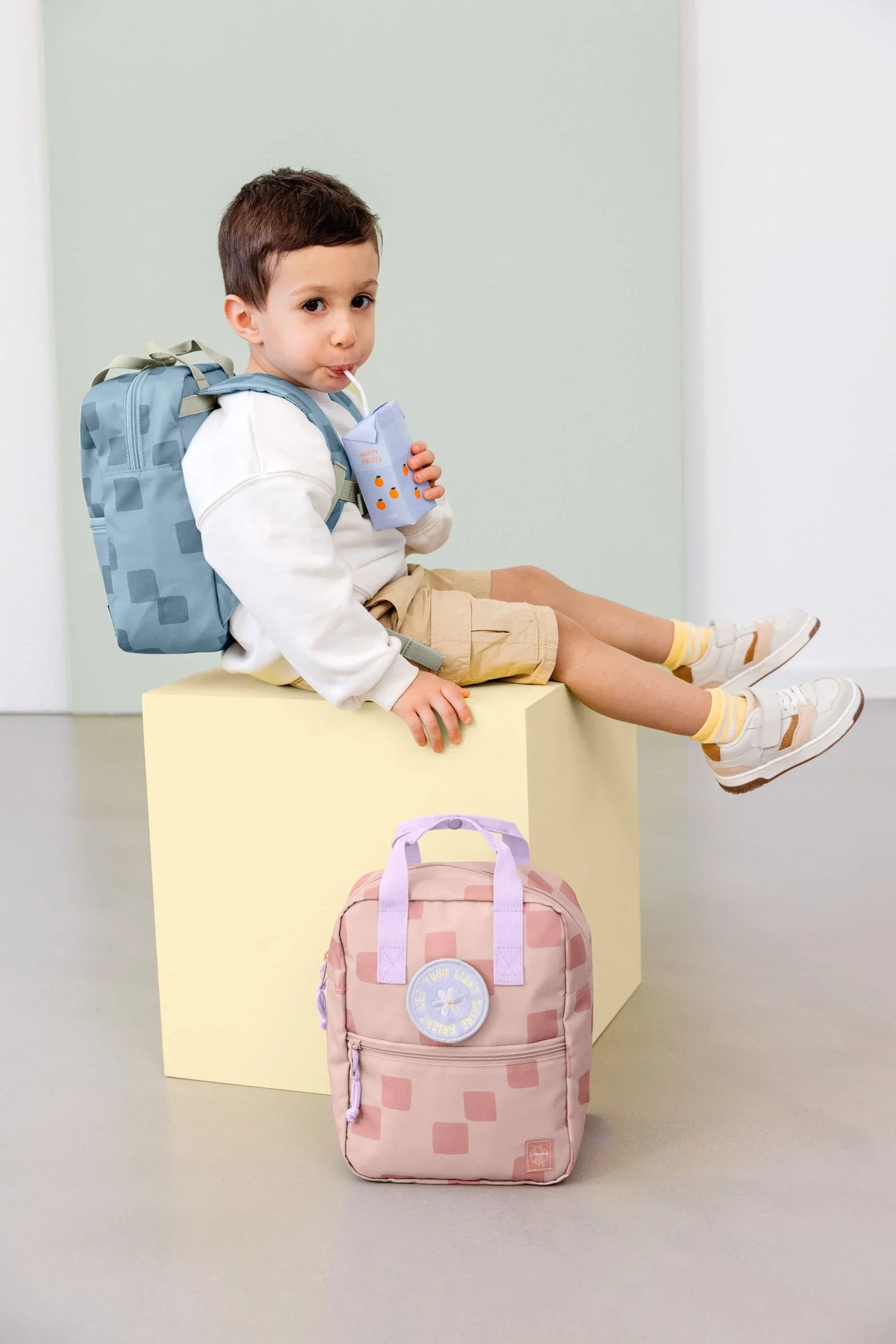 LÄSSIG Kindergartenrucksack Square Mini – Pattern Party - Nook' d' Mel - Kinder Concept Store
