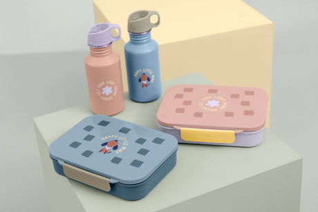 LÄSSIG Edelstahl Kinder Trinkflasche 500 ml – Pattern Party - Nook' d' Mel - Kinder Concept Store