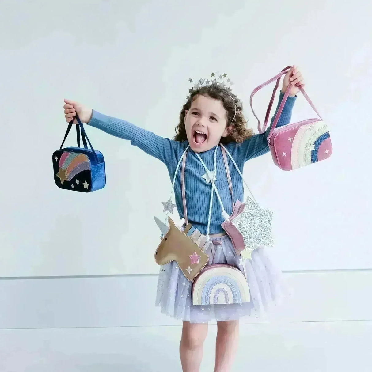 Glitzer Stern Tasche - Nook' d' Mel - Kinder Concept Store