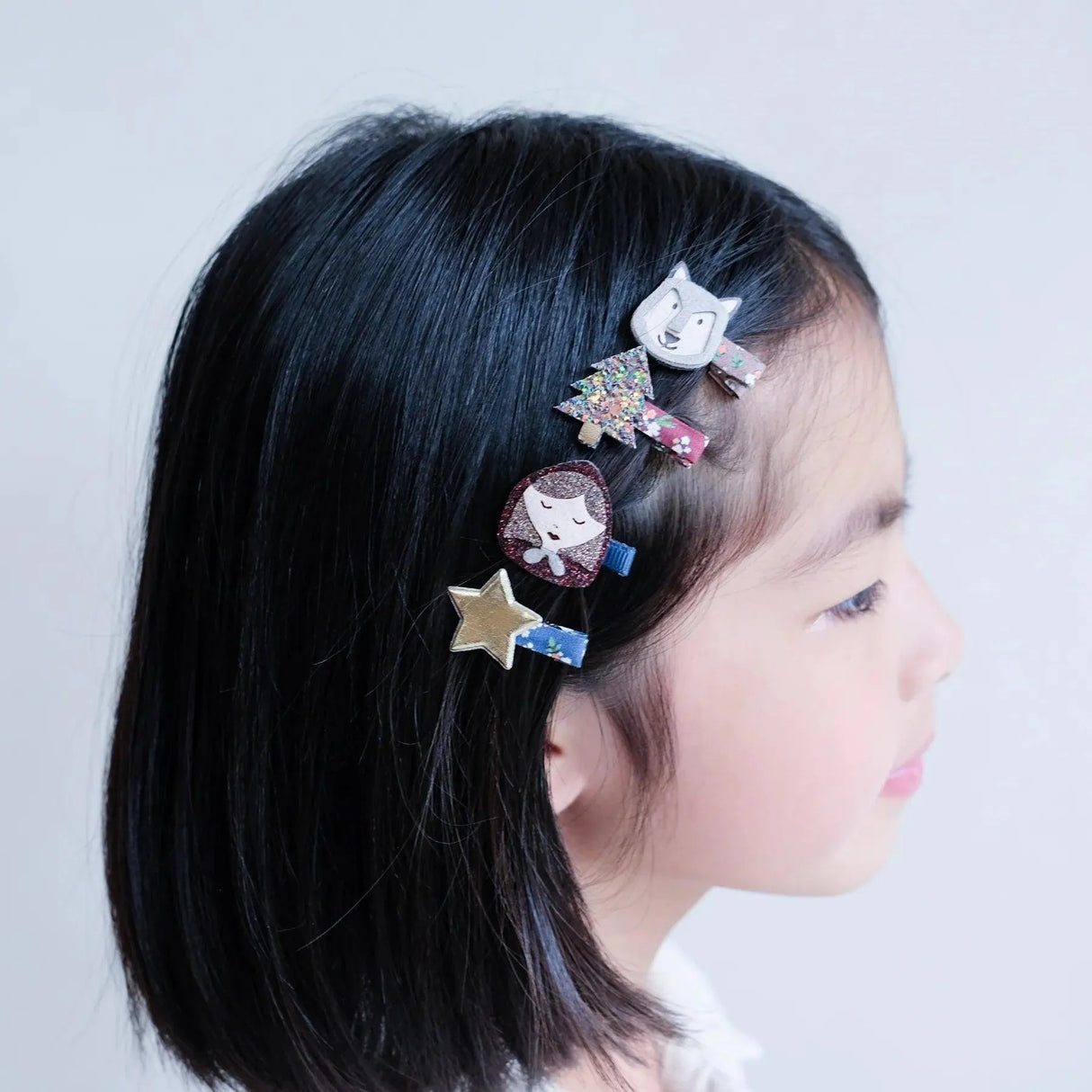 Rotkäppchen-Mini-Haarspangen - Nook' d' Mel - Kinder Concept Store