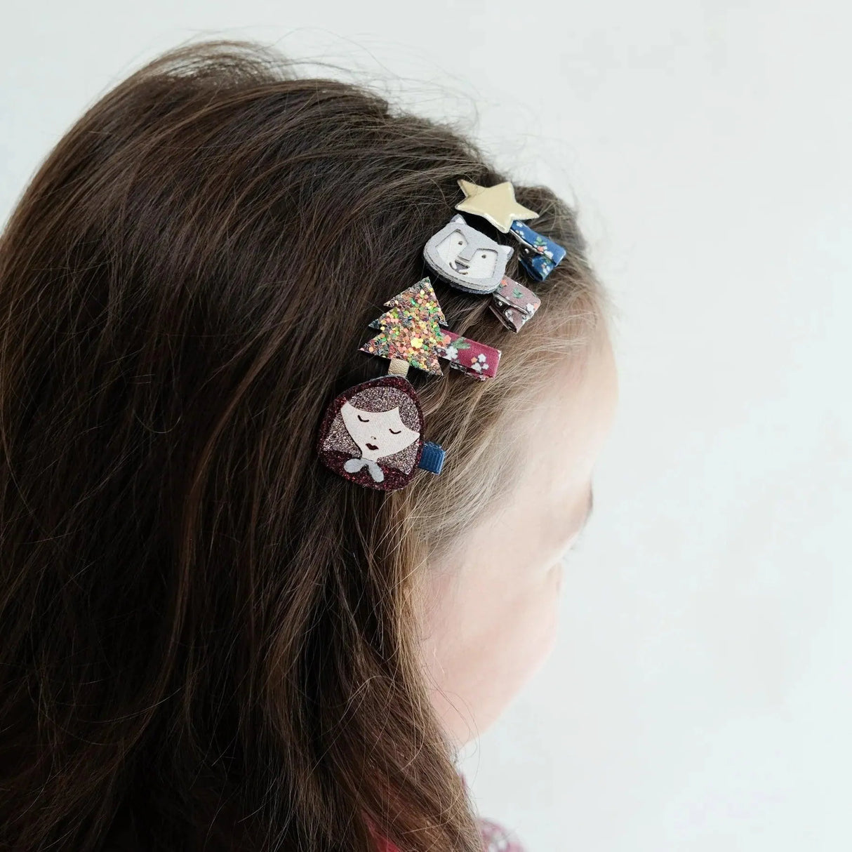 Rotkäppchen-Mini-Haarspangen - Nook' d' Mel - Kinder Concept Store