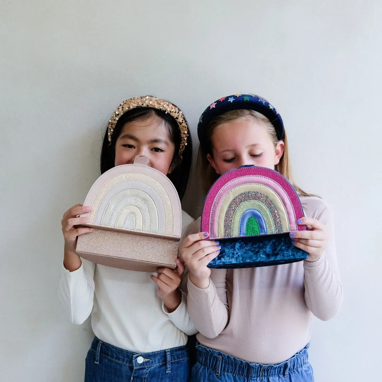 MIMI & LULA Rosa Regenbogen Schmuckkästchen