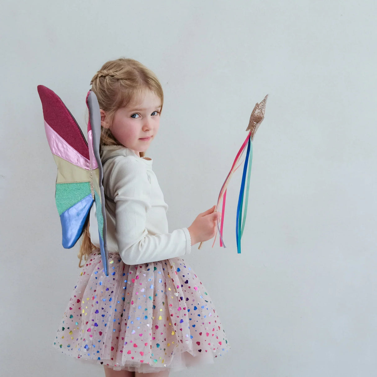 MIMI & LULA Tutu mit Regenbogen‑Herzen - Nook' d' Mel - Kinder Concept Store