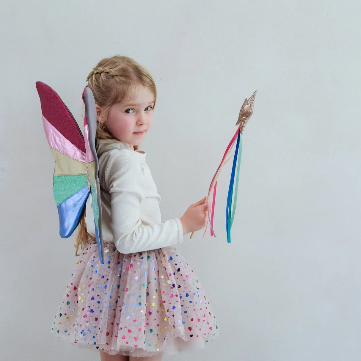 MIMI & LULA Tutu mit Regenbogen‑Herzen