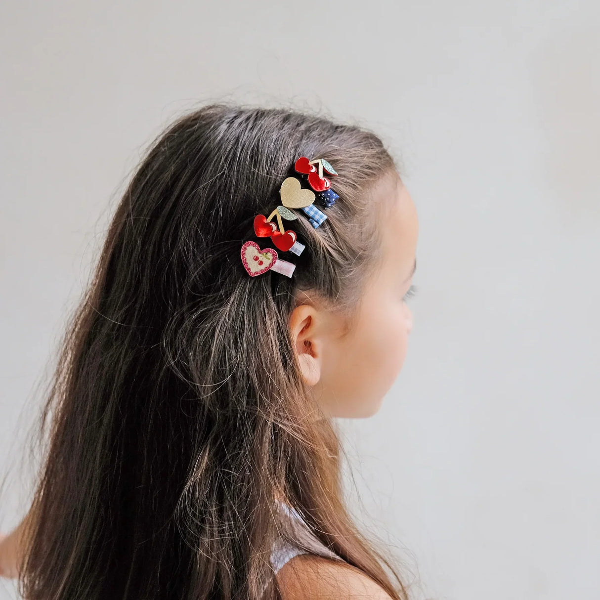 MIMI & LULA Red Cherries Mini Haarspangen