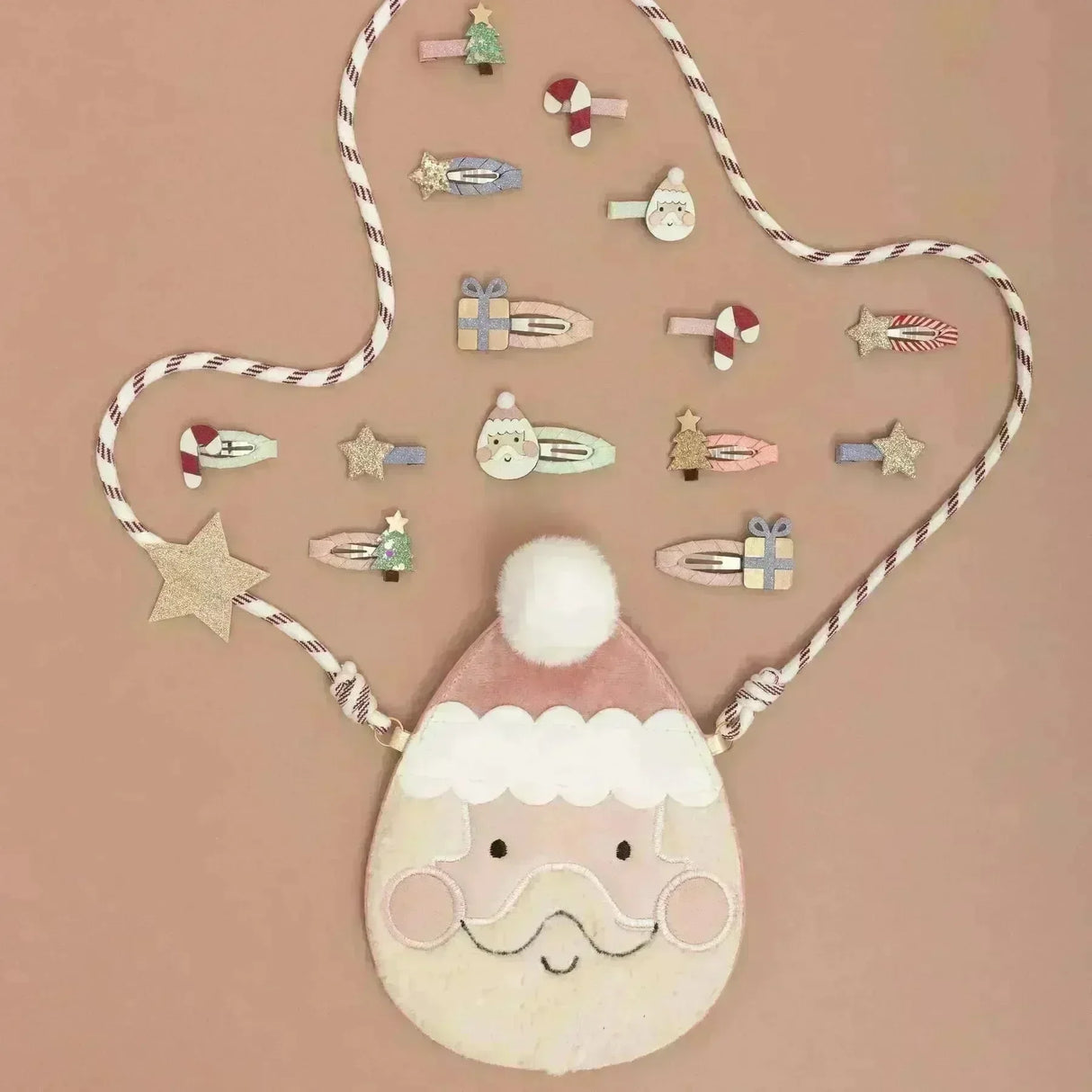MIMI & LULA Weihnachtsmann Haarspangen-Set