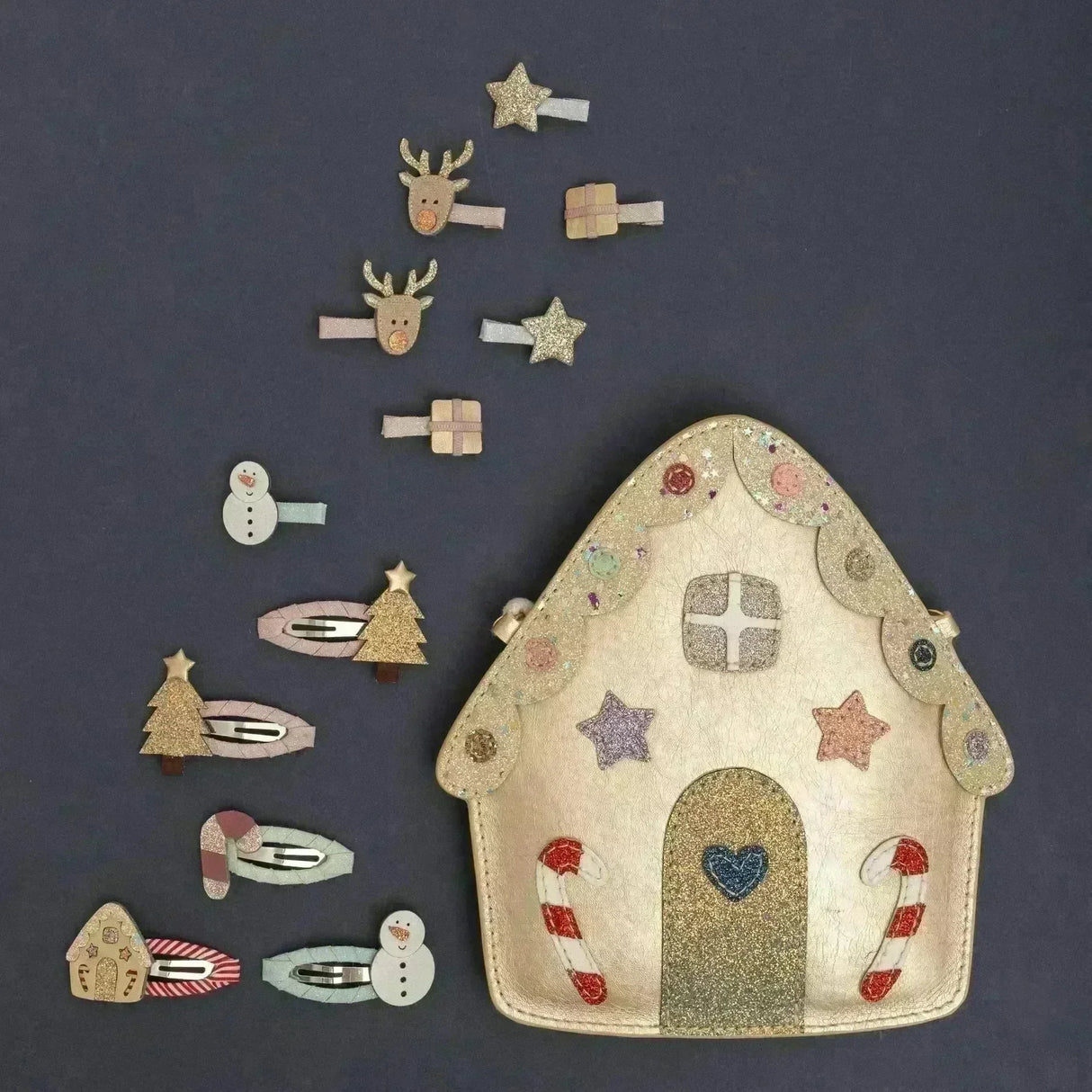 MIMI & LULA Lebkuchenhaus Haarspangen Set