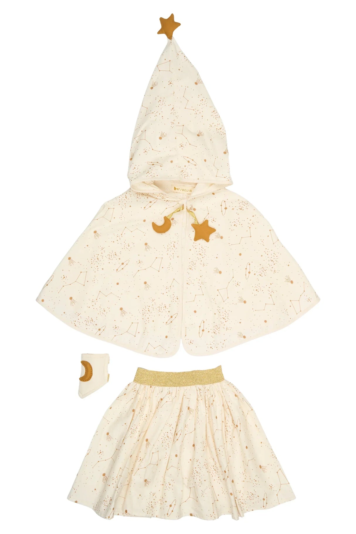 FABELAB Kinderkostüm - Moon Fairy Set