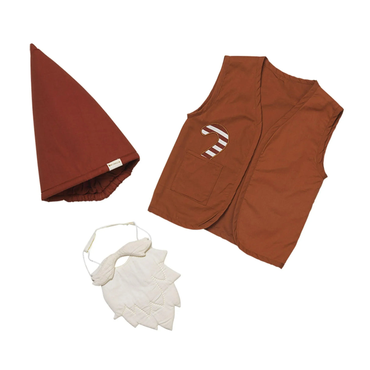 FABELAB Kinderkostüm Weihnachtself - Little Santa