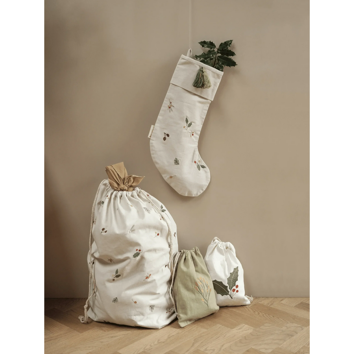 FABELAB Geschenke-Stoffbeutel Holly