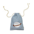FABELAB Geschenke-Stoffbeutel – Planet Stickerei - Cottage Blue - Nook' d' Mel - Kinder Concept Store