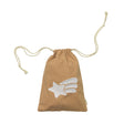FABELAB Geschenke-Stoffbeutel – Shooting Star Stickerei – Caramel - Nook' d' Mel - Kinder Concept Store