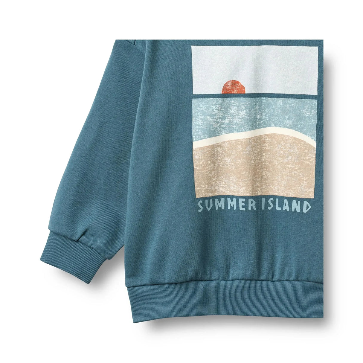 WHEAT Sweatshirt für Kinder Francis "Blue teal"