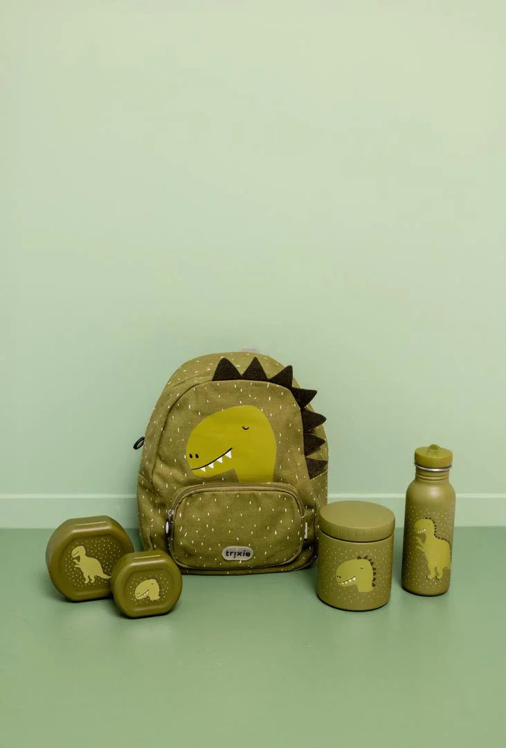 TRIXIE Snackbox mit Clip - 2er-Set - Mr. Dino - Nook' d' Mel - Kinder Concept Store