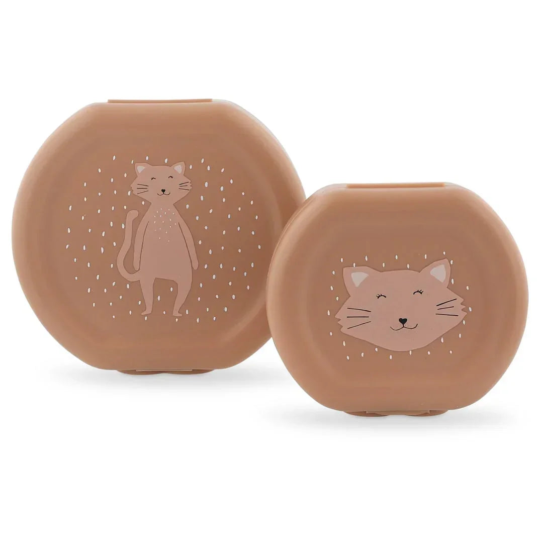 TRIXIE Snackbox mit Clip - 2er-Set - Mrs. Cat
