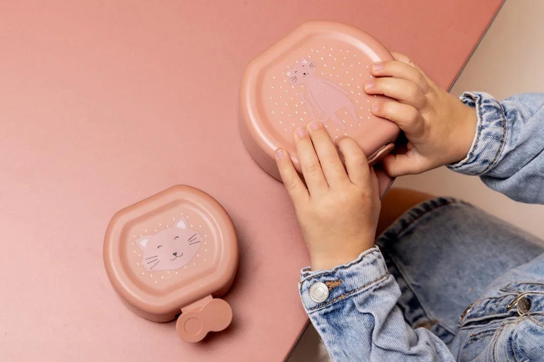 TRIXIE Snackbox mit Clip - 2er-Set - Mrs. Cat - Nook' d' Mel - Kinder Concept Store