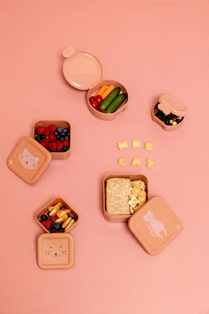 TRIXIE Snackbox mit Clip - 2er-Set - Mrs. Cat - Nook' d' Mel - Kinder Concept Store