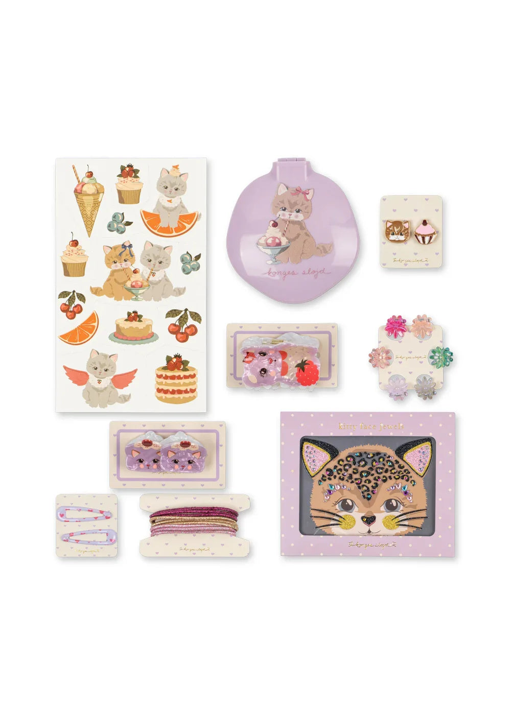 Konges Sløjd Glam Me Up Koffer "Amour Pink" – Kinder Beauty Set