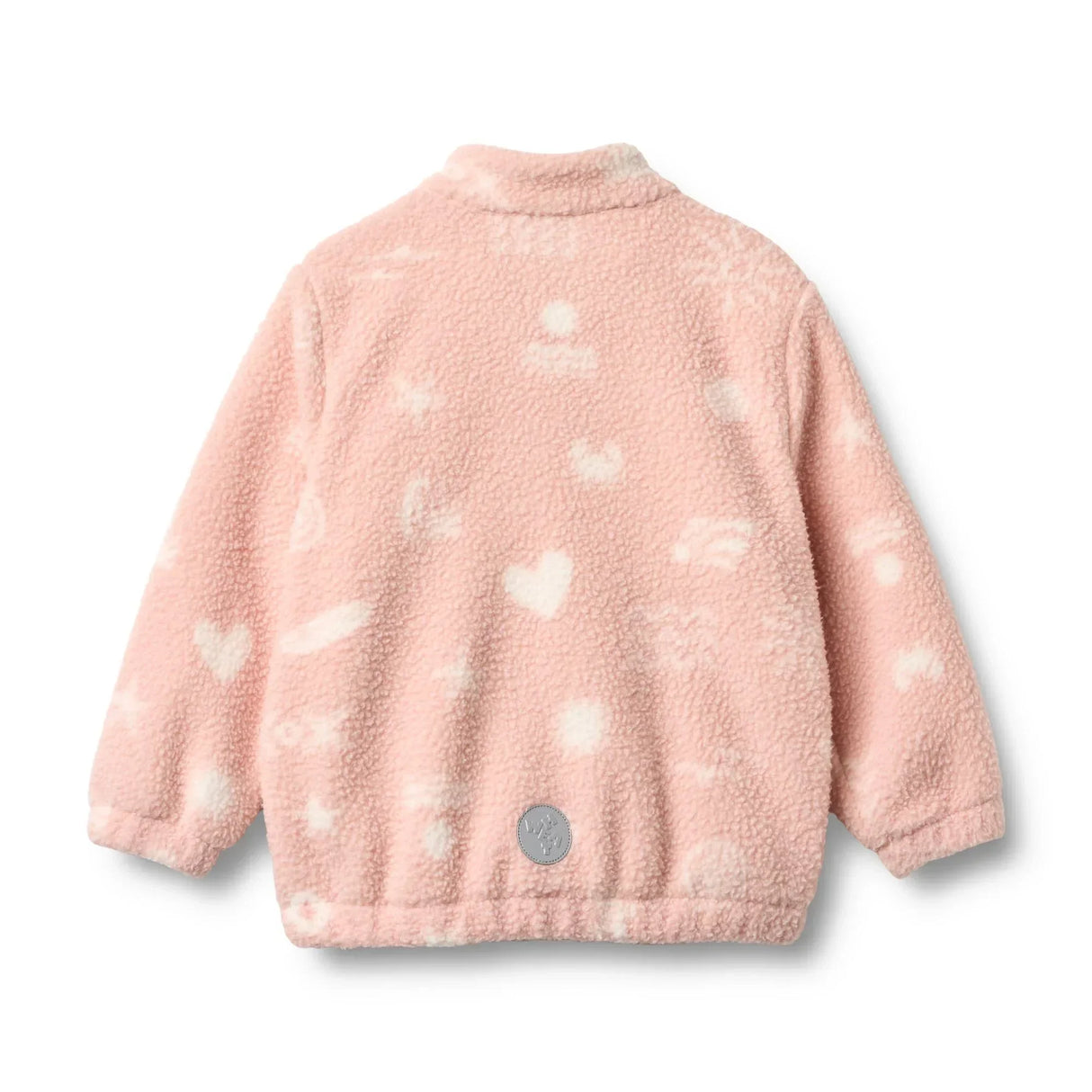 WHEAT Fleece-Jacke für Kinder Helge "Cameo rose jacquard"