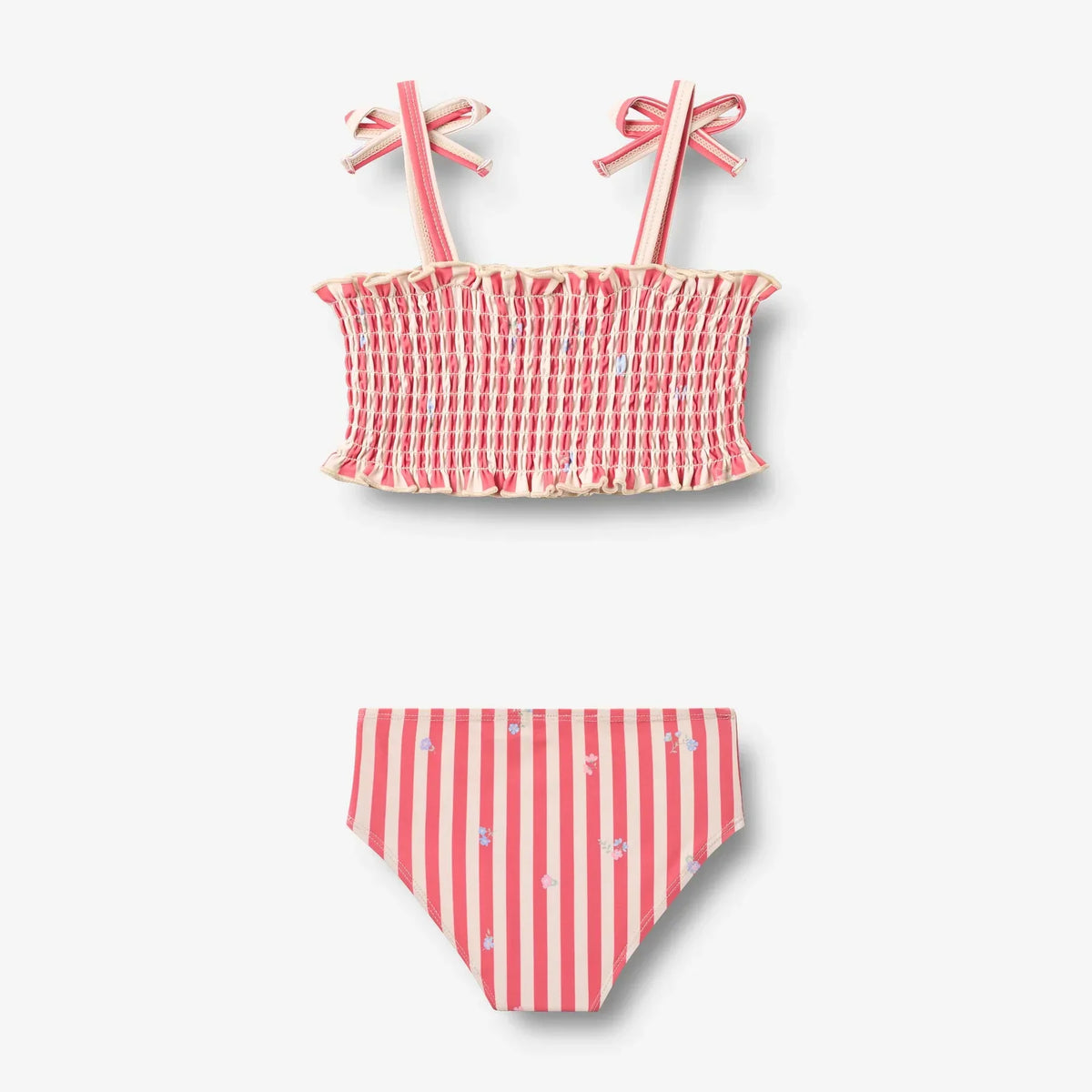 WHEAT Kinder-Bikini Carla "Red Stripe Flowers"
