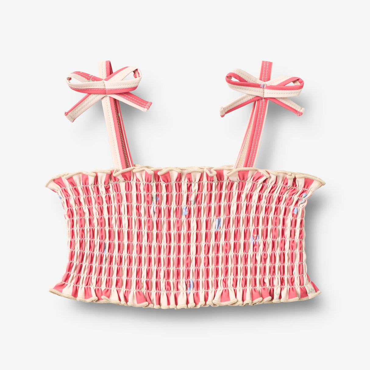 WHEAT Kinder-Bikini Carla "Red Stripe Flowers"