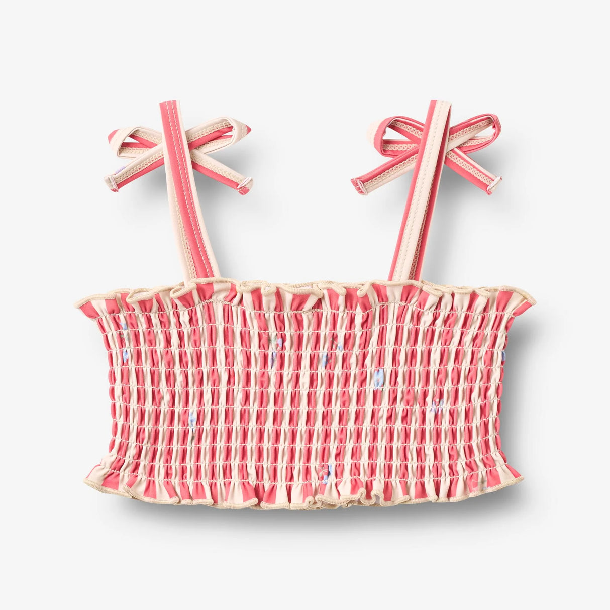 WHEAT Kinder-Bikini Carla "Red Stripe Flowers"