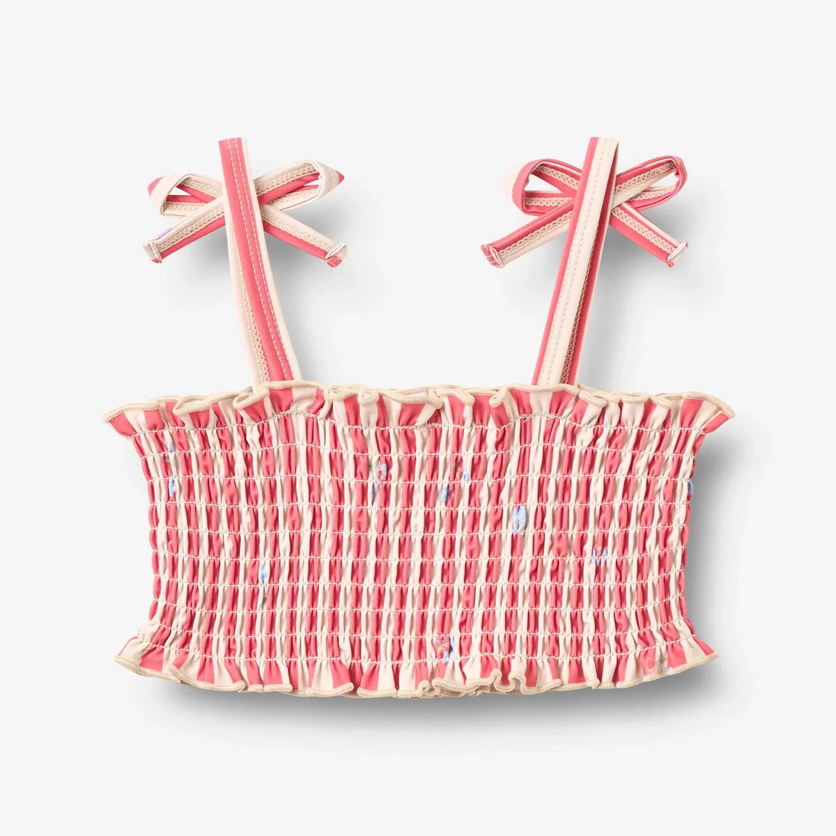 WHEAT Kinder-Bikini Carla "Red Stripe Flowers"