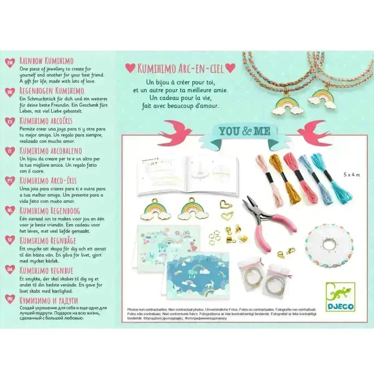 Schmuck basteln - Regenbogen - Nook' d' Mel - Kinder Concept Store