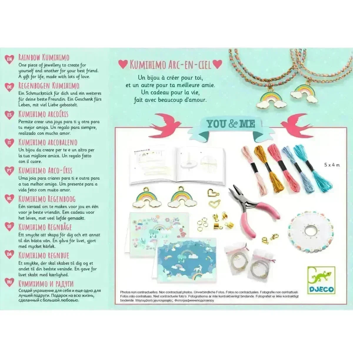 DJECO Schmuck basteln - Regenbogen