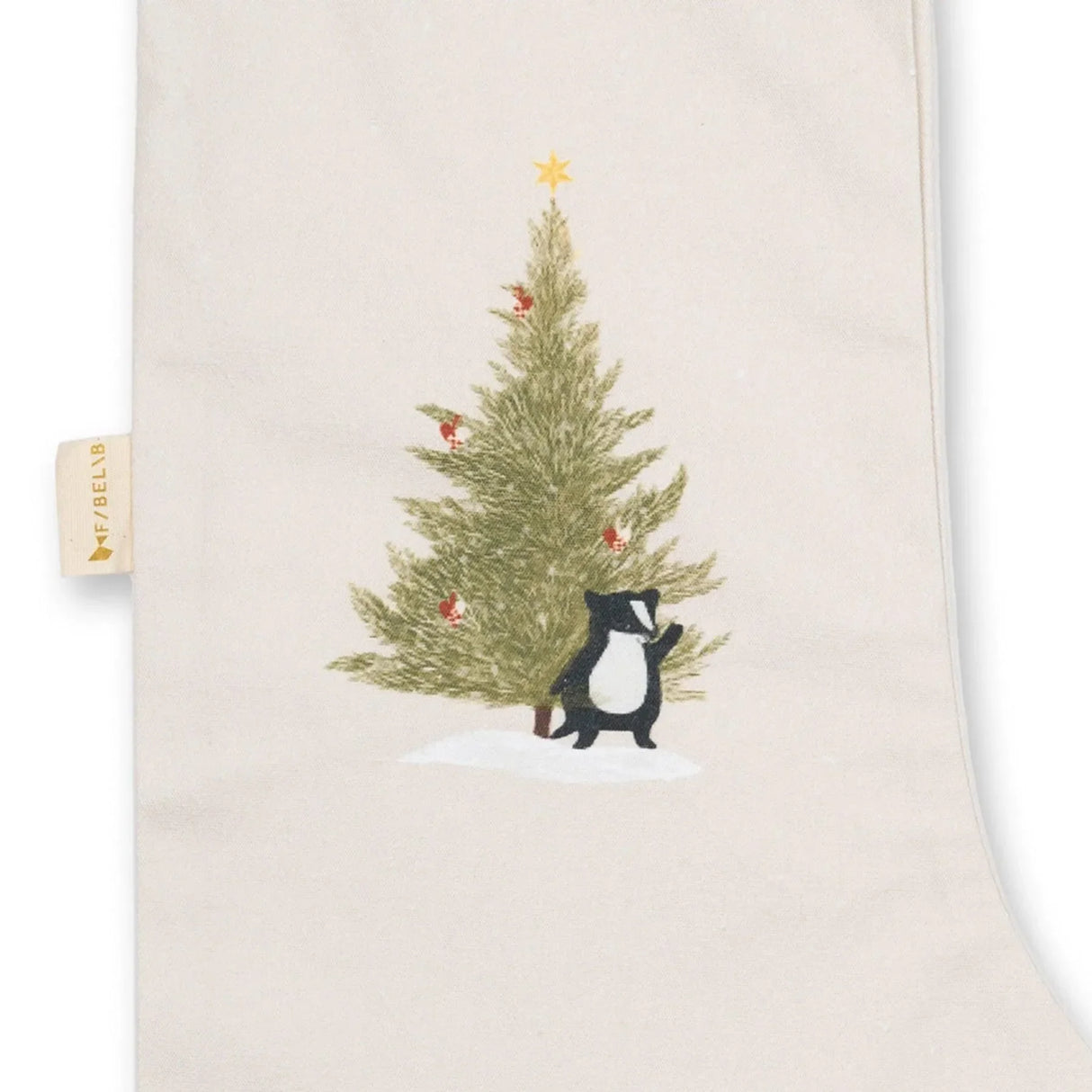 FABELAB Nikolausstrumpf - Woodland Badger