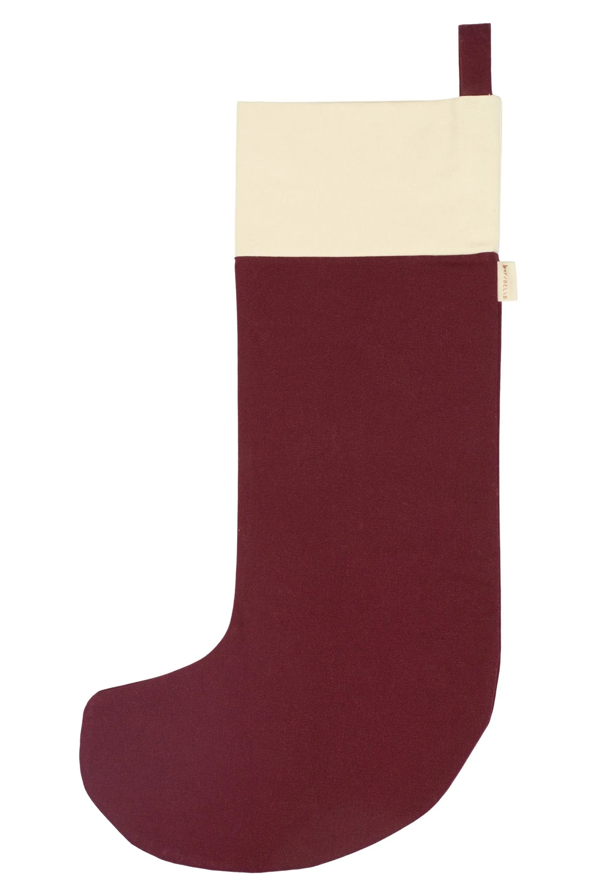 FABELAB Weihnachtsstrumpf Rot