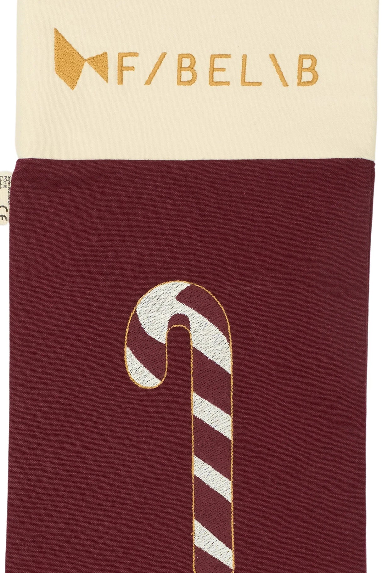 FABELAB Weihnachtsstrumpf Rot