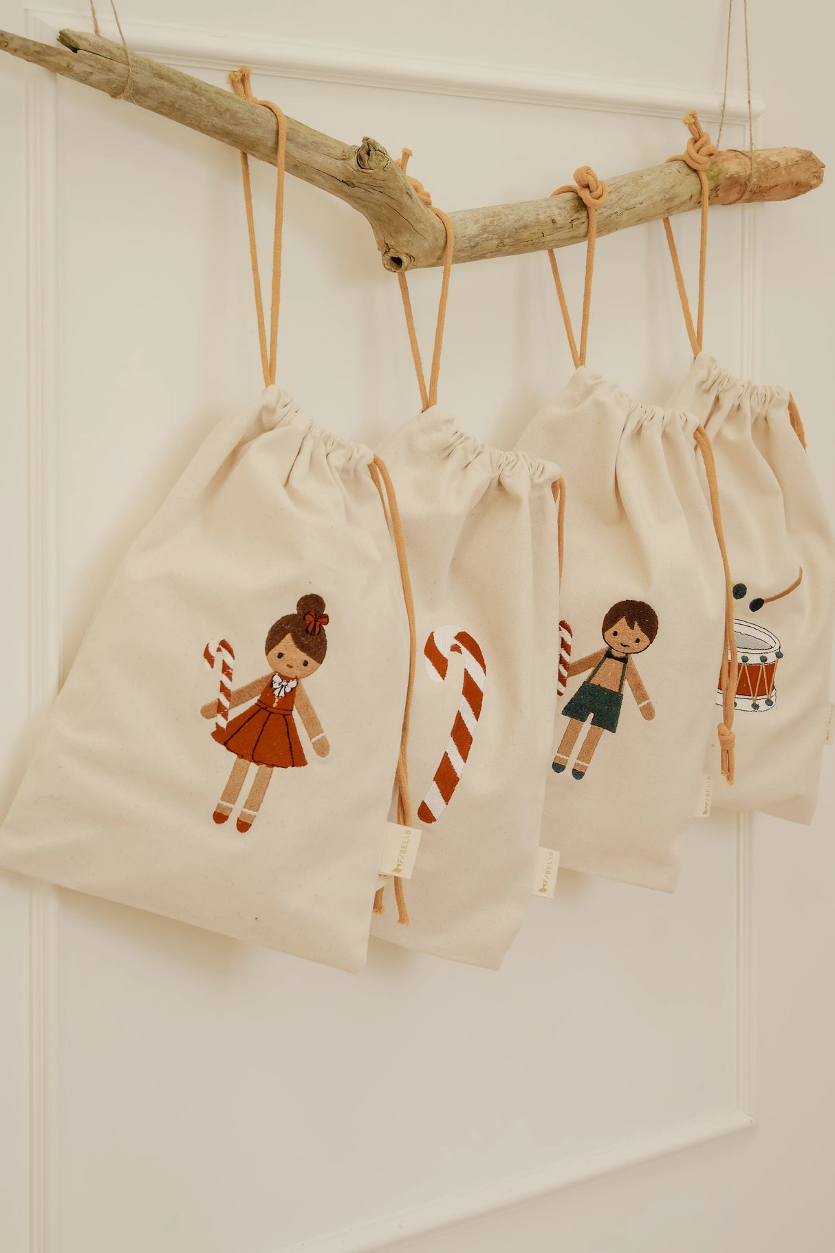 FABELAB Geschenke-Stoffbeutel „Lebkuchenmädchen“