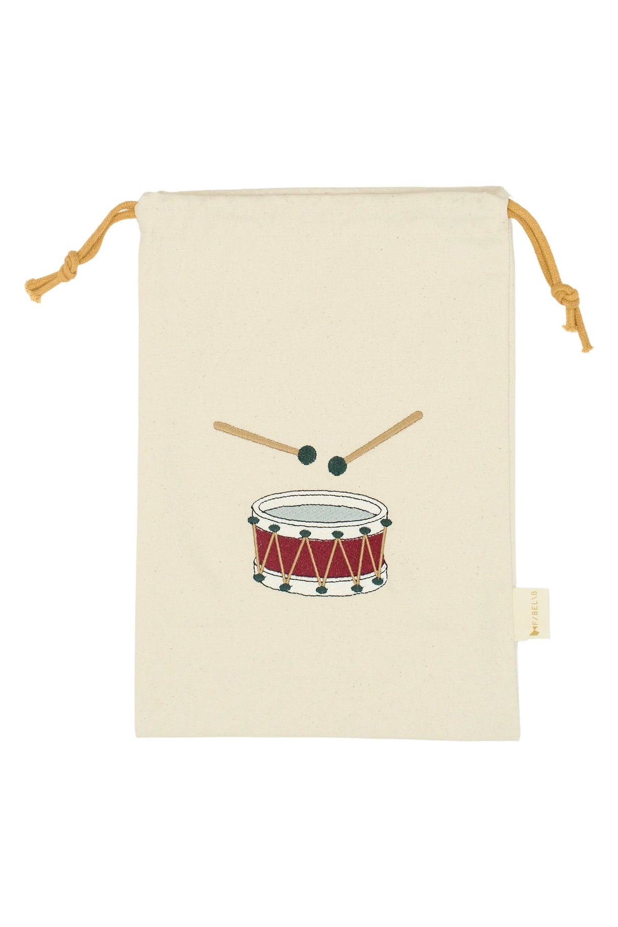 FABELAB Geschenke-Stoffbeutel „Trommel“