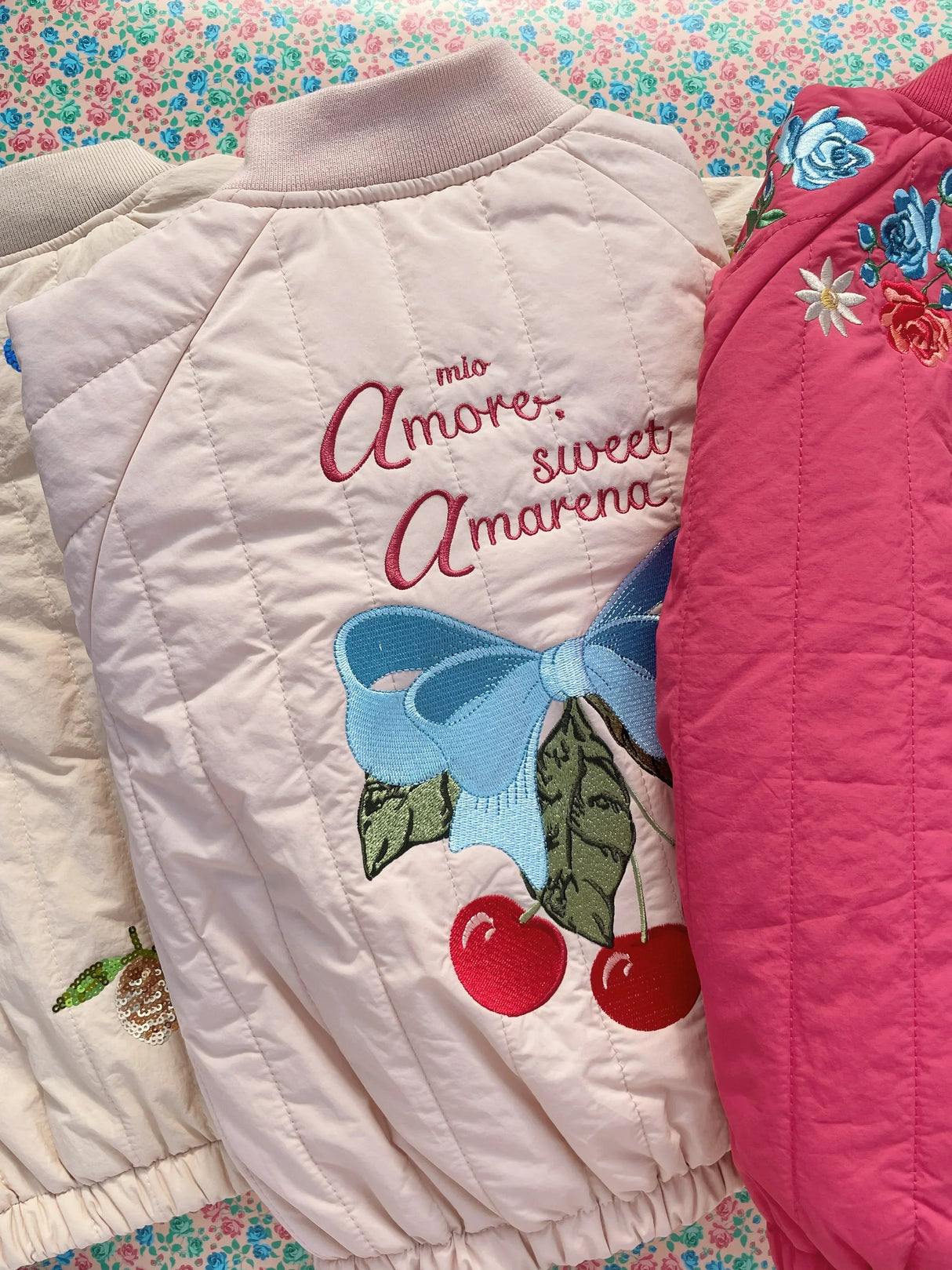 Konges Sløjd Juno Bomberjacke "Cameo Rose"