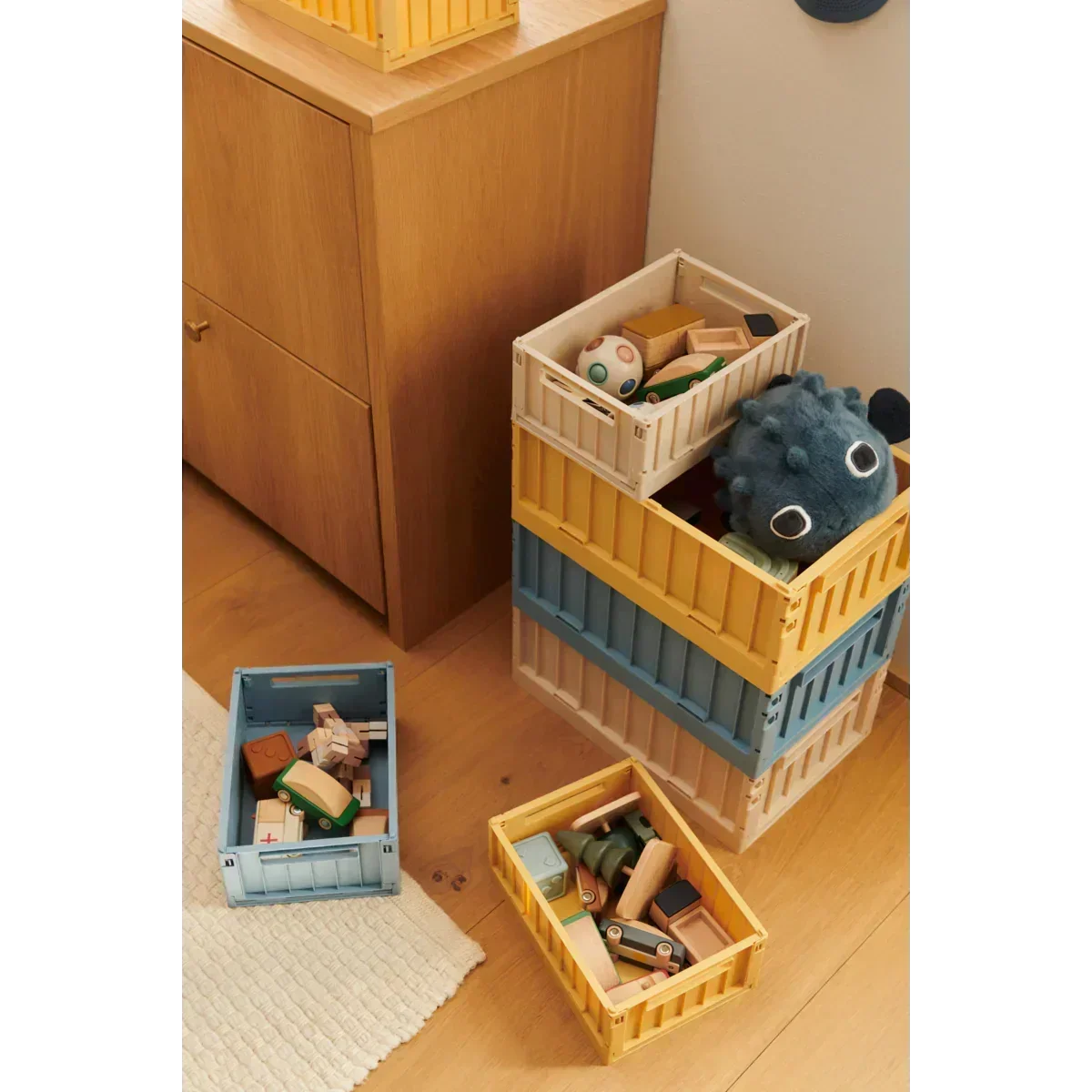 LIEWOOD Weston Aufbewahrungsbox Medium 2er-Pack "Sandy"