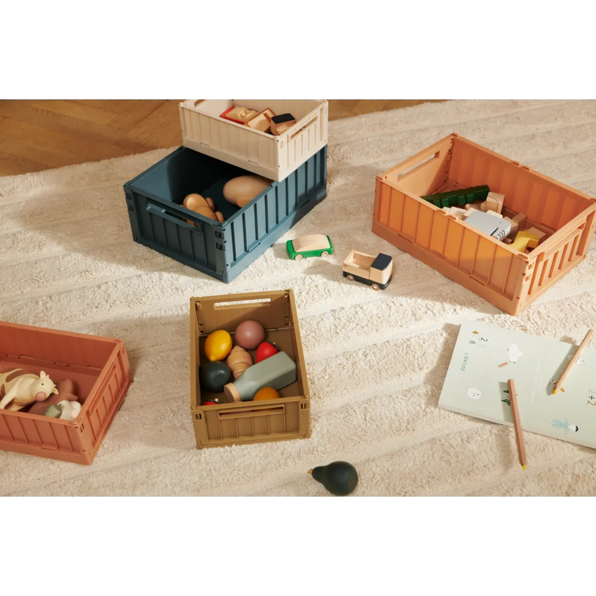 LIEWOOD Weston Aufbewahrungsbox Medium 2er-Pack - Nook' d' Mel - Kinder Concept Store
