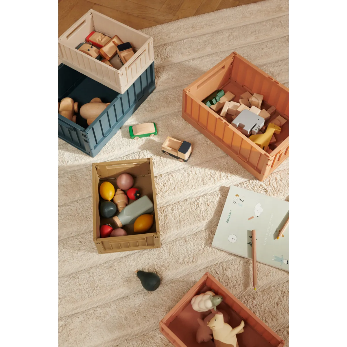 LIEWOOD Weston Aufbewahrungsbox Medium 2er-Pack - Nook' d' Mel - Kinder Concept Store