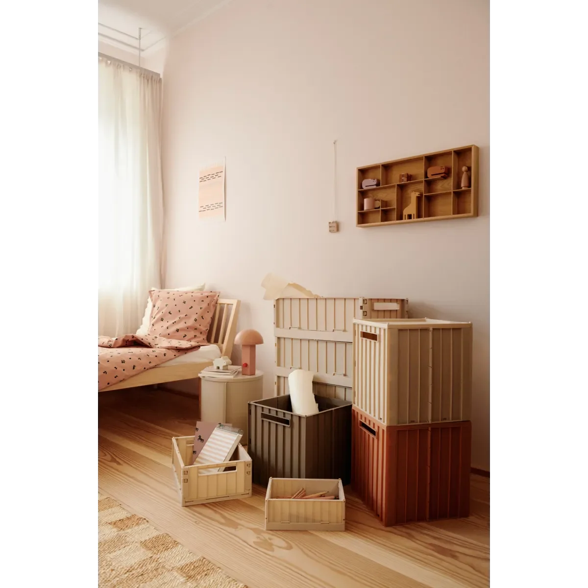 LIEWOOD Elijah Aufbewahrungsbox mit Deckel "Oat"