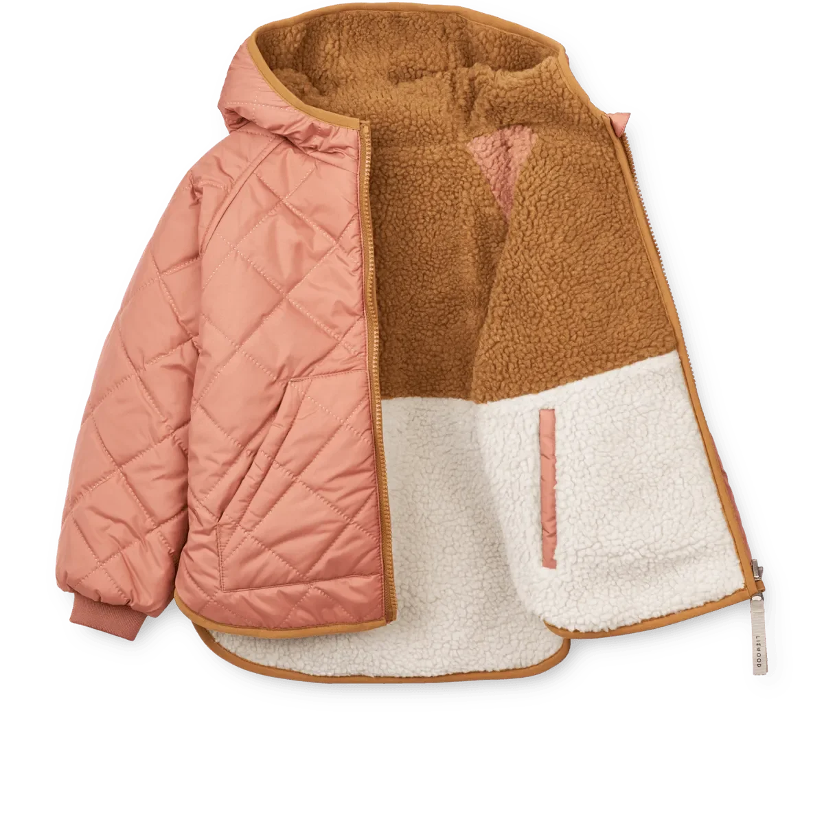 LIEWOOD Jackson Wendbare Fleecejacke für Kinder "Tuscany rose mix"
