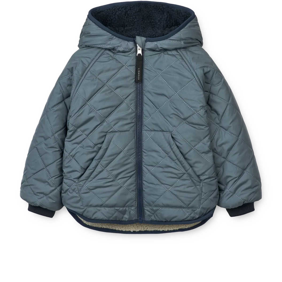 LIEWOOD Wendbare Fleecejacke für Kinder Jackson "Whale blue multi mix"
