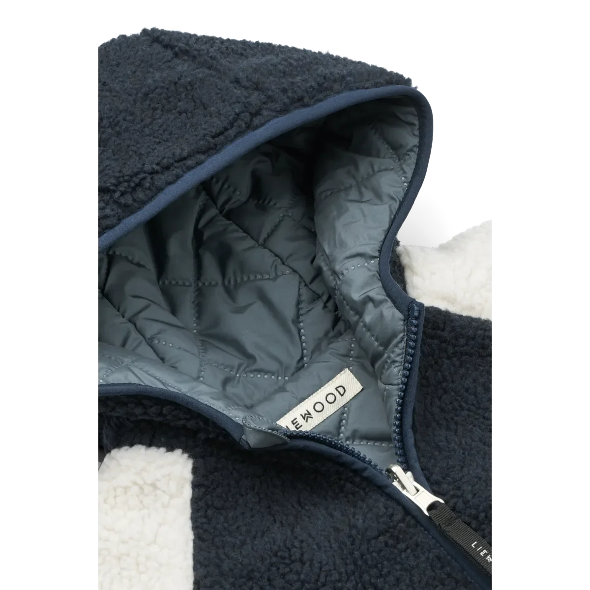 LIEWOOD Wendbare Fleecejacke für Kinder Jackson "Whale blue multi mix"