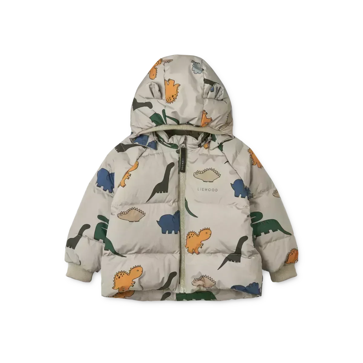 LIEWOOD Polle Daunenjacke für Kinder "Dinosaurs / Mist"