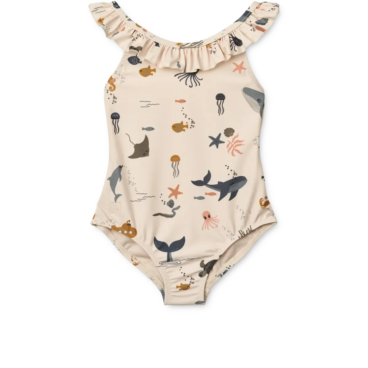 LIEWOOD Kinder-Badeanzug mit Print und Rüschen Kallie