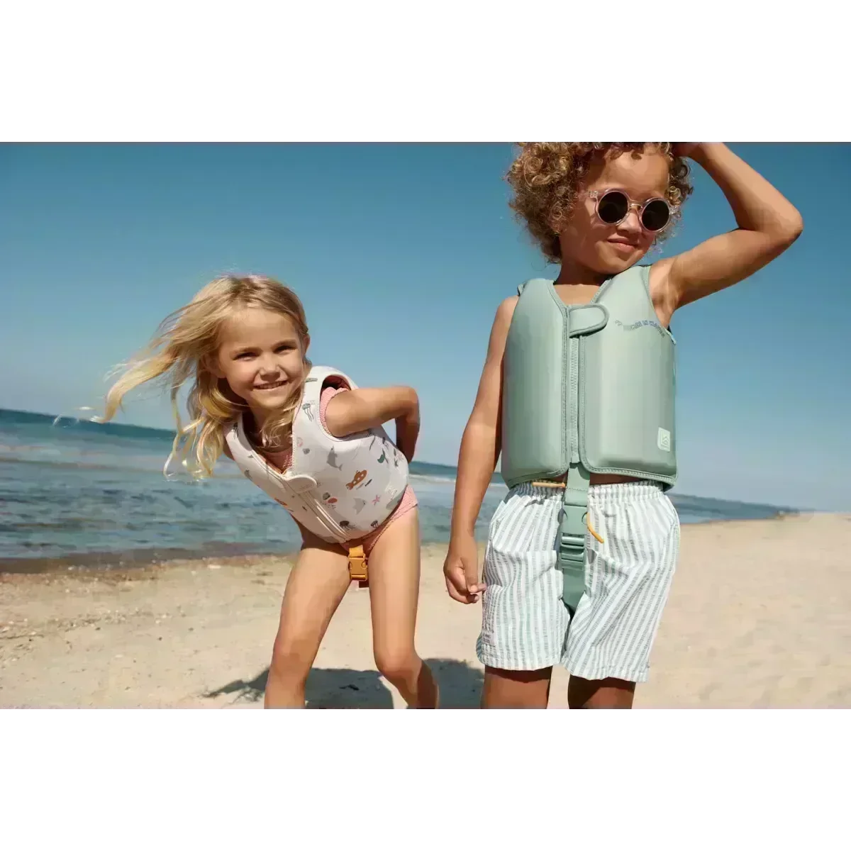 LIEWOOD Kinder Schwimmweste Dove "Sea creature / Sandy"