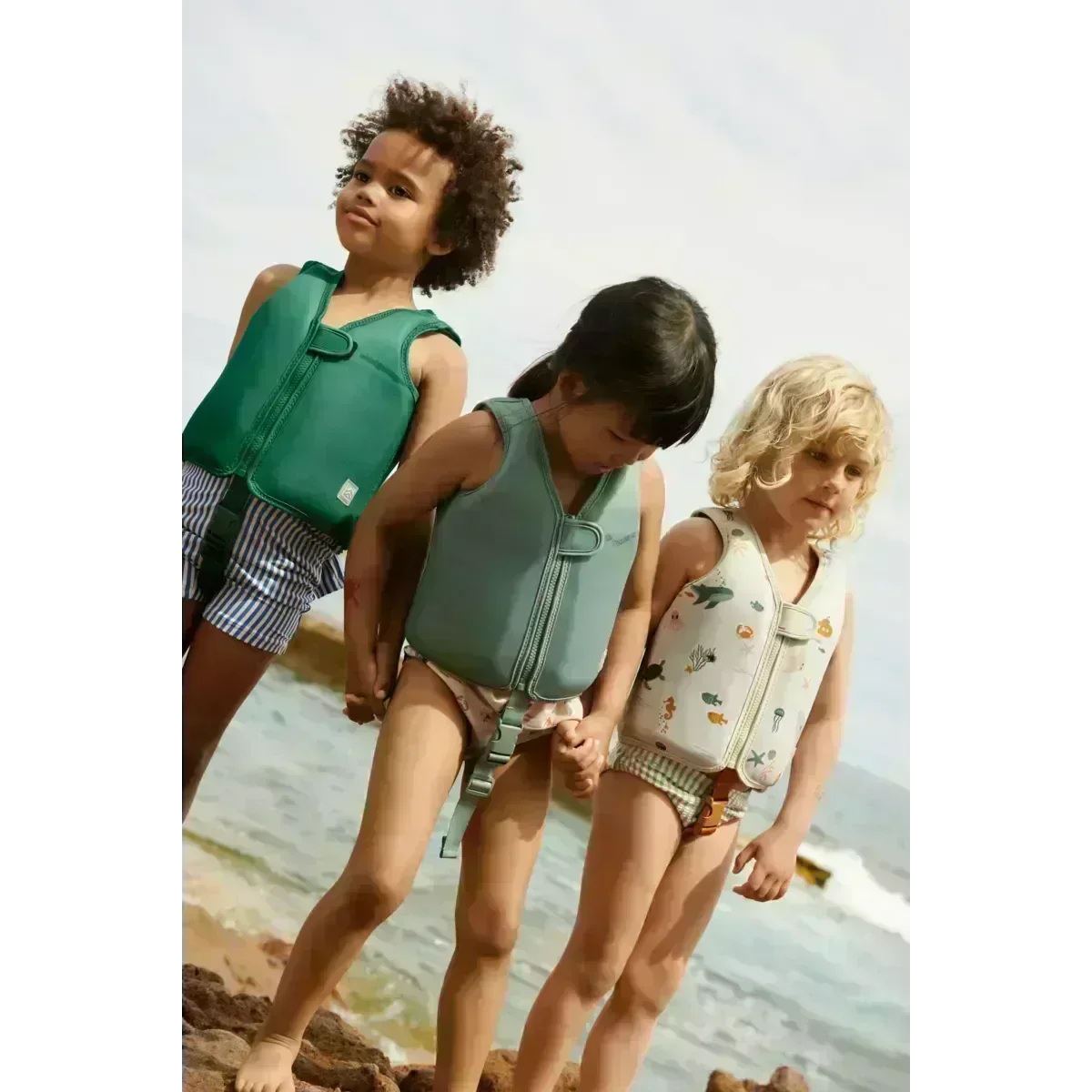 LIEWOOD Kinder Schwimmweste Dove "Sea creature / Sandy"