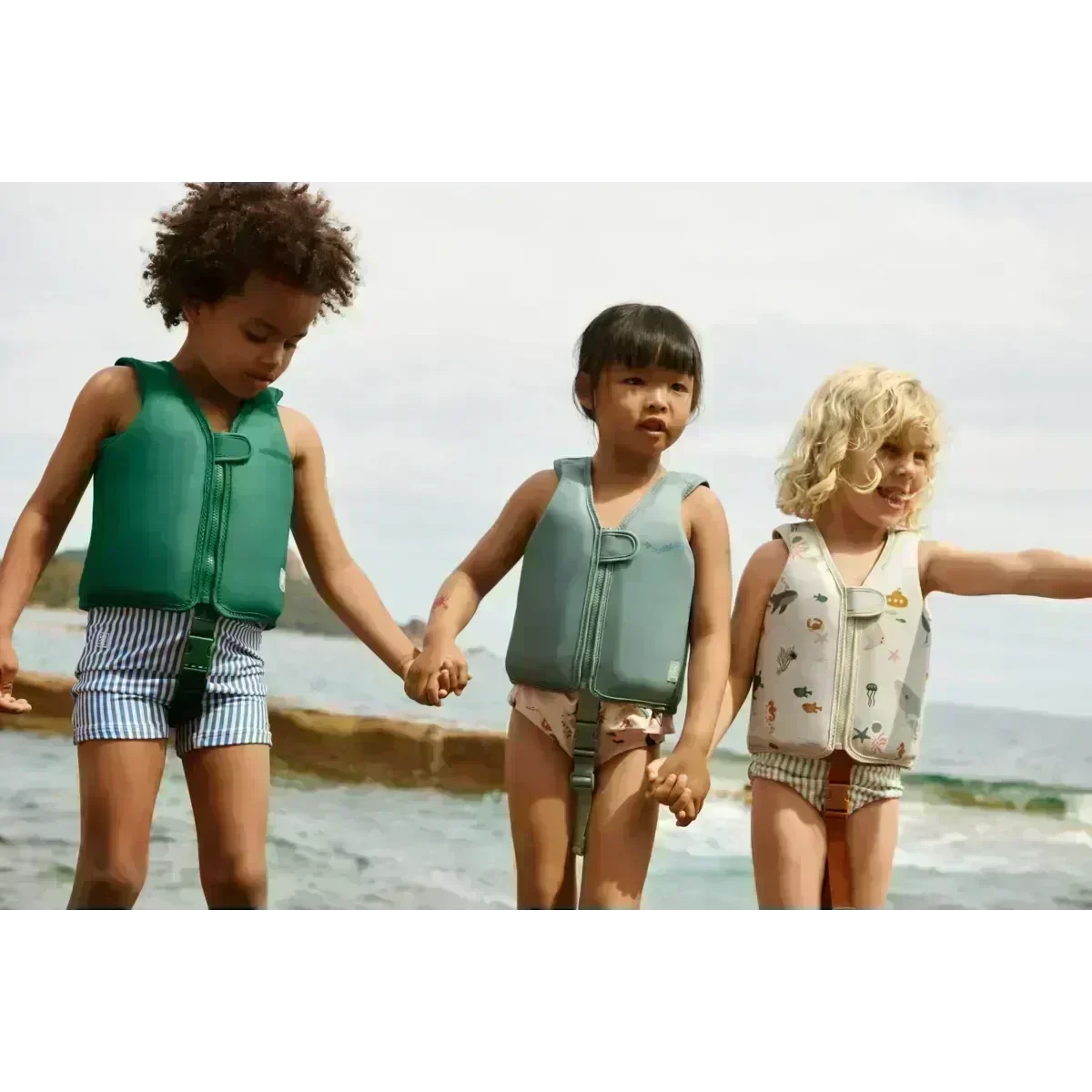 LIEWOOD Kinder Schwimmweste Dove "Sea creature / Sandy"